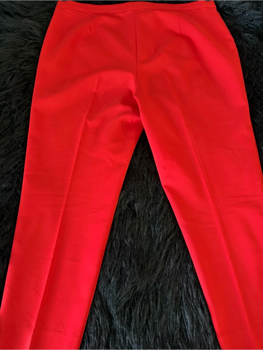 Chaus Bright Red Straight-Leg Pants - Picture 2 of 9